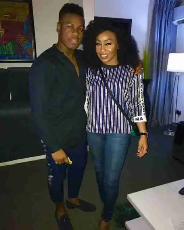 Actor, John Boyega Pictured With Rita Dominic